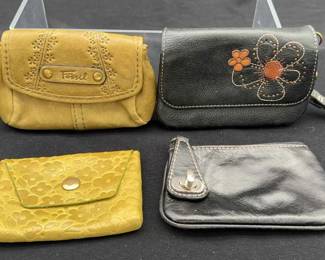 NEW Green Fossil Wallet & Change Purse * Nordstrom Change Purse