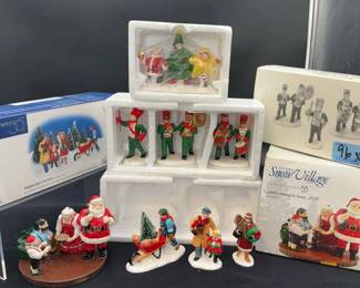 4~ snow Village christmas Sets From Department 56 * Santa & More!
