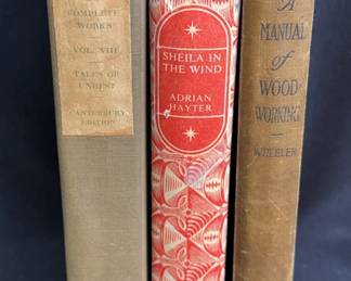Unique Vintage Books * 1924 Joseph Conrad; 1959 Sheila In The Wind; 1925 Manual Of Woodworking