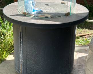 Modern gas fire pit