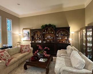 Inviting Living Room full of treasures and gorgeous decor!
