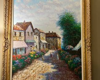 Oil on canvas - signed