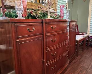 Classic buffet with tons of storage!