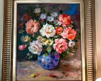 Signed oil on canvas