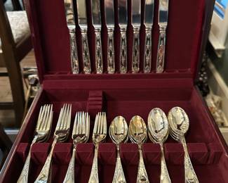 Silver plate flatware 40 pieces