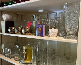 Room FULL of candles, candleholders, vases!