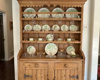 Vintage Pine Hutch - the MOST unique piece!