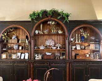 3 piece wooden china cabinet/hutch - would be PERFECT in any space!