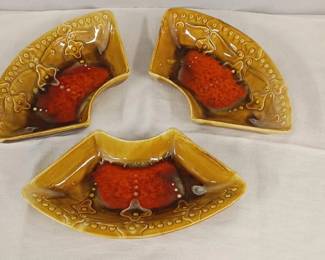 Lazy Susan Pottery Dish Wedges