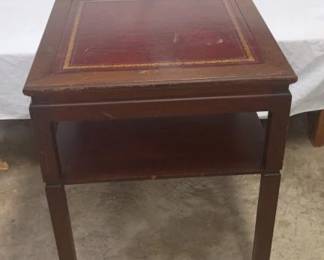 Stand with Leather Top	