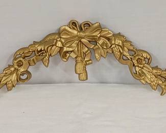 Burwood Gold Floral Spray Wall Decor