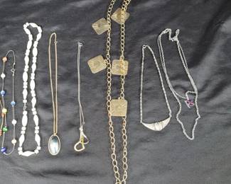 Eight Costume Necklaces