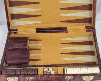 Backgammon Set in Case