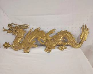Brass Dragon Wall Art
