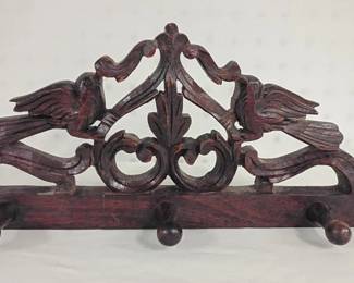 Carved Coat Hanger