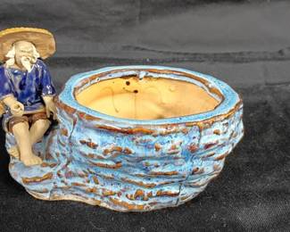 Fishing Man Planter