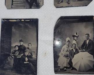 Four Tin Types (no cases)