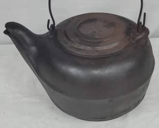 Vintage Cast Iron Tea Kettle