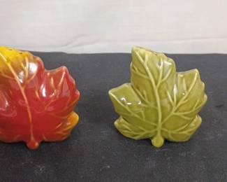 Leaf Salt and Pepper Shakers