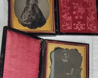 Two Antique Tin Types
