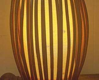 Curved Wood Lamp