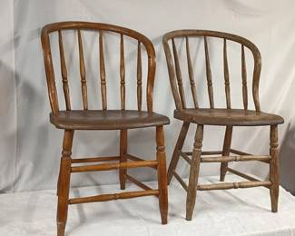 Pair of Barrelback Chairs