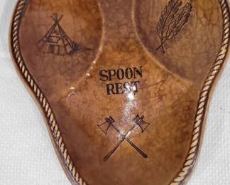 Vintage Ceramic Spoon Rest