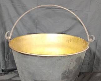 Large Brass Bucket