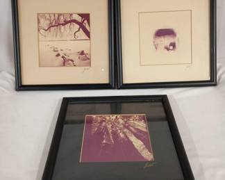 Set of Three Framed Art
