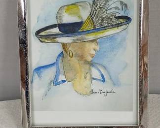Small Kentucky Derby "Hats" Watercolor