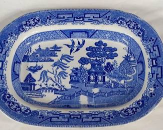 Blue Willow Ridgeway Platter