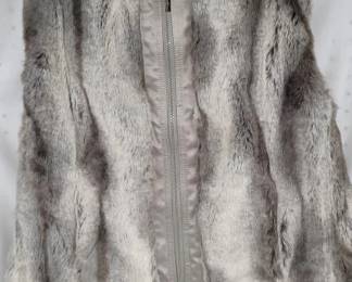 Gray Fur Vest	