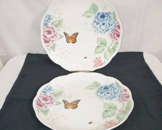 Butterfly Meadow Hydrangea Plates