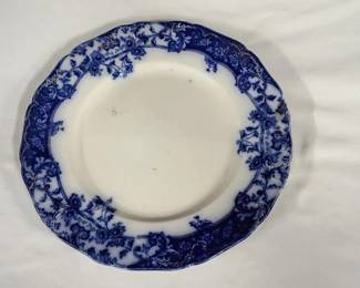 Flow Blue Manhattan Plate