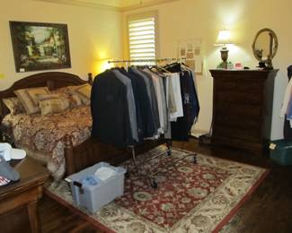 Don't miss the incredible master bedroom suite and the selection of men's clothing.