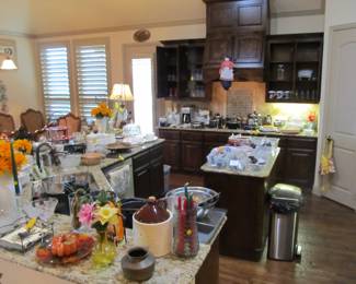 A very well-stocked kitchen full of goodies
