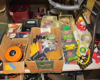 Lots of tools of every kind from a lifetime of collecting. Stanley, Craftsman, Ryobi, Black n Decker, Husky, Duracraft, and more. Lots of power tools, hand tools, cabinets, tool cabinets, VTG items, yard tools, and more!