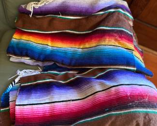 Vintage Mexican blankets