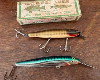 Vintage fishing lures