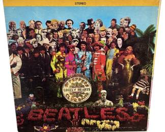 Vintage Beatles Vinyl Album Sgt Peppers Lonely Hearts Club Band