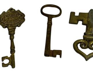 Vintage Brass Keys