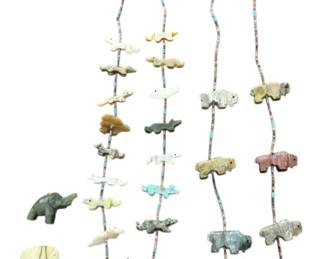 Vintage Stone Animal Necklaces
