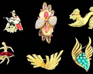 Assortment of Brooches