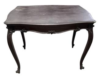 Vintage Dark Wood Table