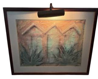 Framed Print by Tom Roll wPicture Light