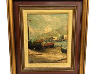 Vintage Signed Framed Original Painting