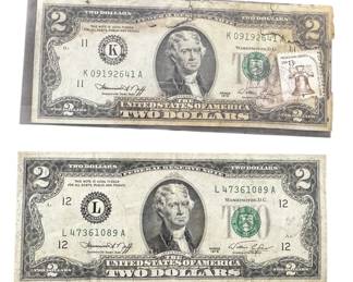 Series 1976 $2 Bills