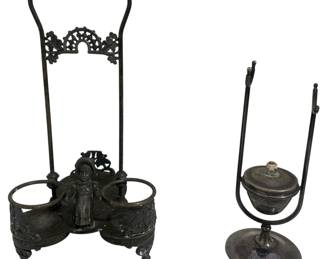 Silver Plated Warmer Caddy