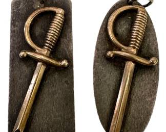 Two Sword Pendants