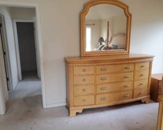 Dresser and mirror for King Bedroom set